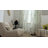  Floral Curtains for Living Room, Semi Sheer Linen Curtains Light Filtering Farmhouse Back Tab Rod Pocket Window Drapes,2 Panels-827451643-827451646