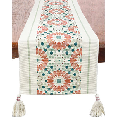 Chemin de table Corail-Blue