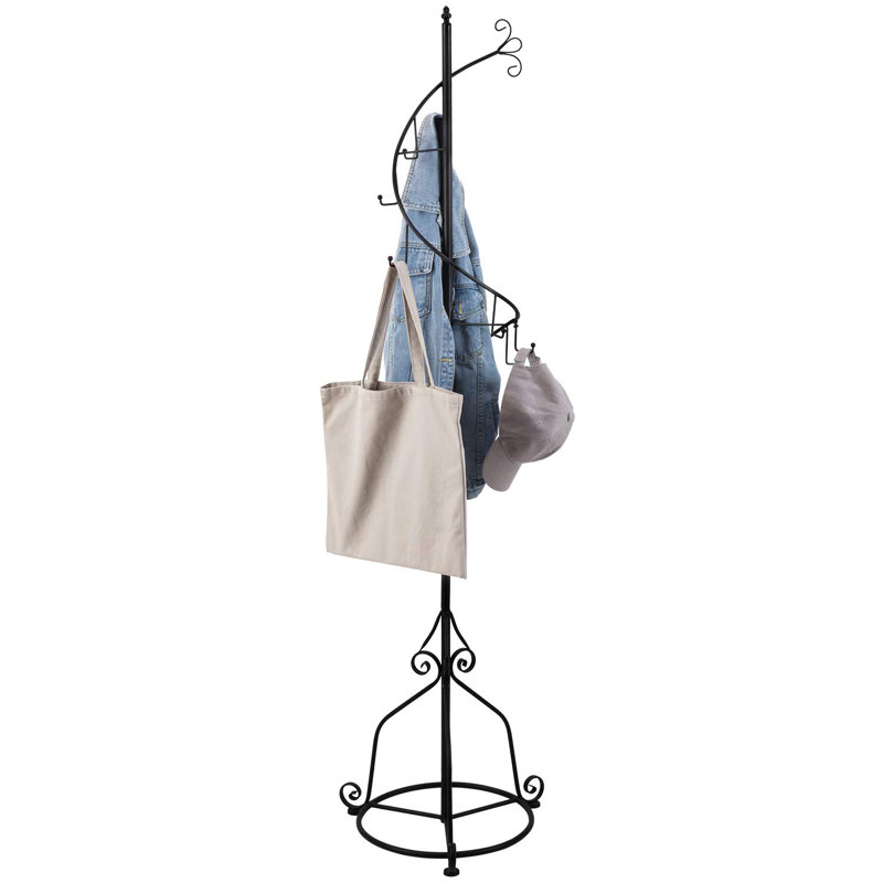 Metal Freestanding 14 - Hook Coat Rack