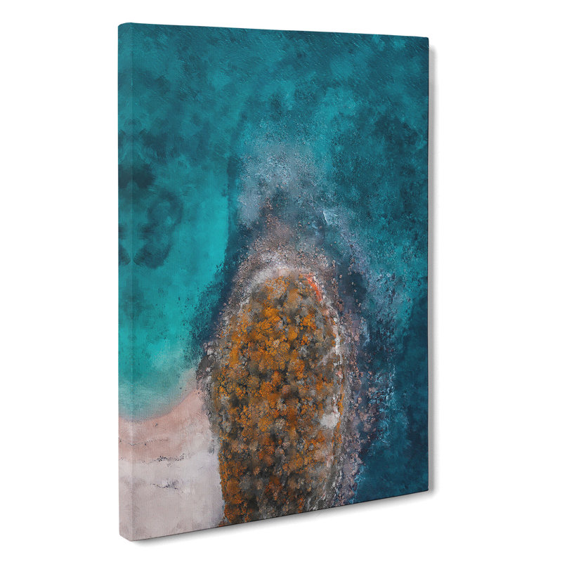 Shelly Beach In Australia - Wrapped Canvas Painting, 50cm H x 35cm W x 3cm D