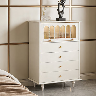 Armoire de rangement artistique de style français