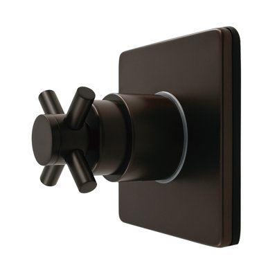 Kingston Brass Concord Single-Handle Wall Mount Six-Way Diverter Valve with Trim Kit
