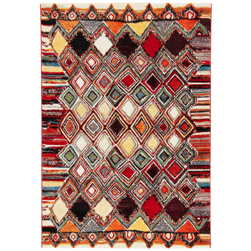 Rectangle Geometric Area Rug, Rectangle 160 x 230cm