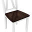 Ensemble de table de salle à manger en bois 6 pièces avec long banc et 4 chaises de salle à manger de style campagnard TopMAX-200042503