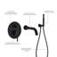2 Handle Wall Tub Filler with Diverter