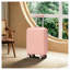 Bagage de cabine rigide en ABS 20 pouces avec roulettes - rose