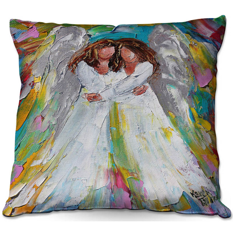  Coussin Couch Angel Hugs, 18 po x 18 po