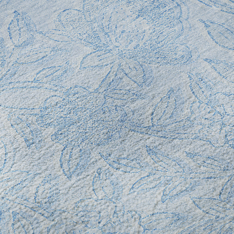 Tapis de qualité supérieure lavable à la machine Prisco Sky, Tapis de couloir 2 pi 3 po x 7 pi 6 po