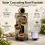 Polystone Solar Fountain with Light