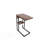 Solid Wood Top End Table with Storage and Built-In Electrical Outlet