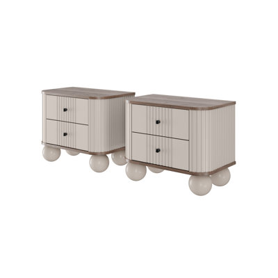 Dayzee 56cm W Manufactured Wood Bedside Table