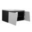 Meuble-lavabo mural flottant moderne 40 po avec lavabo en céramique