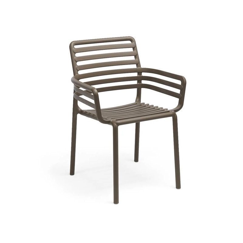 Doga Outdoor Dining Armchair, Tabacco