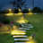 Black Aluminum Low Voltage Plug-in Integrated LED Pathway Light Pack Outdoor Weatherproof