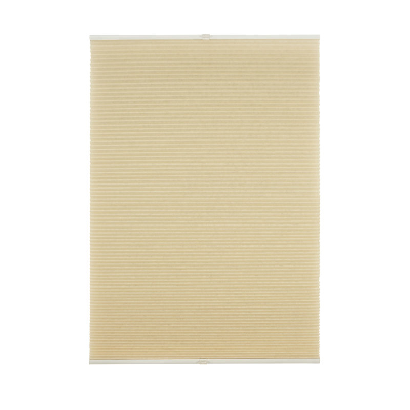 Pure Blackout Honeycomb Pleated Blind, 60 cm W x 130 cm H, Cream