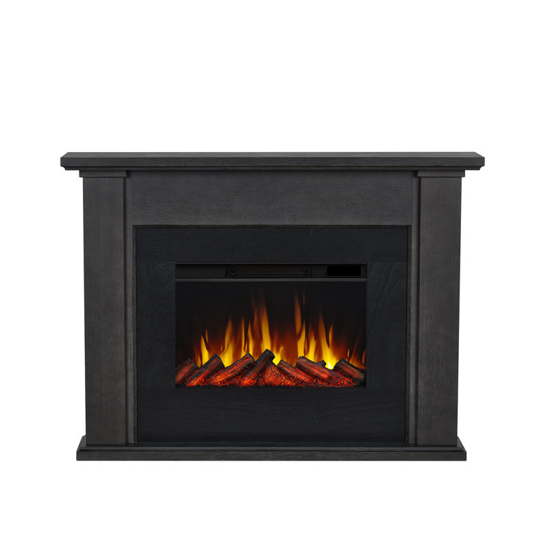 Tejon 52" Slim Electric Fireplace by Real Flame, Gray