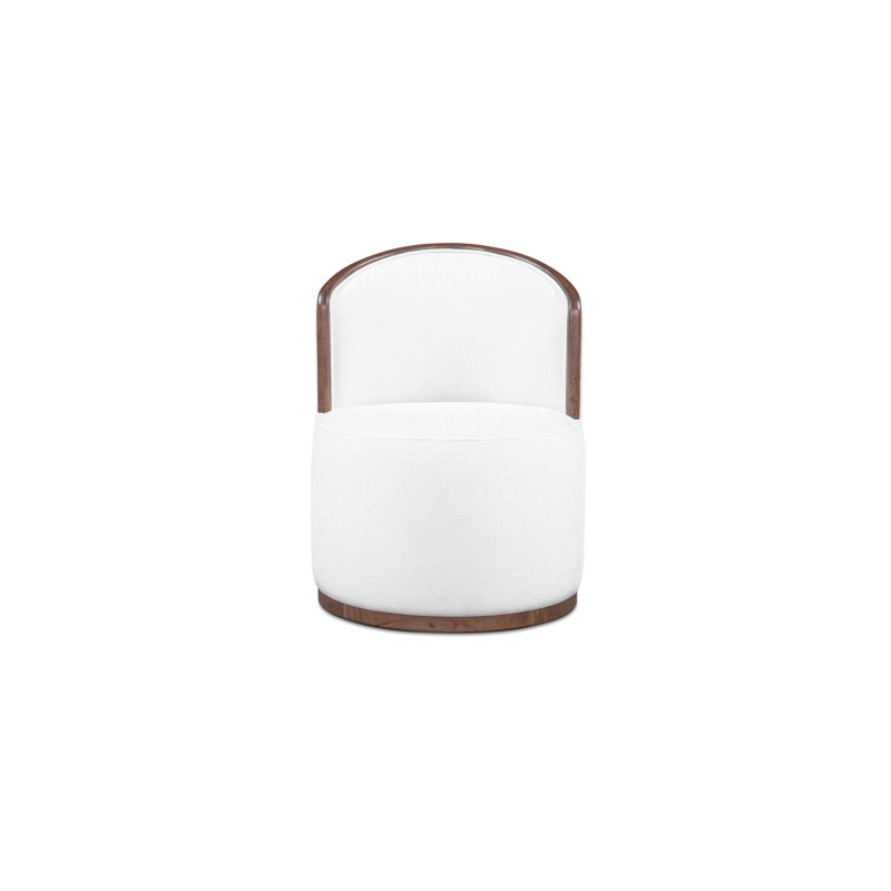 Rossi Swivel Dining Chair Cream, White