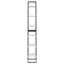Emlen 210cm H x 60cm W Etagere Bookcase-1393323934