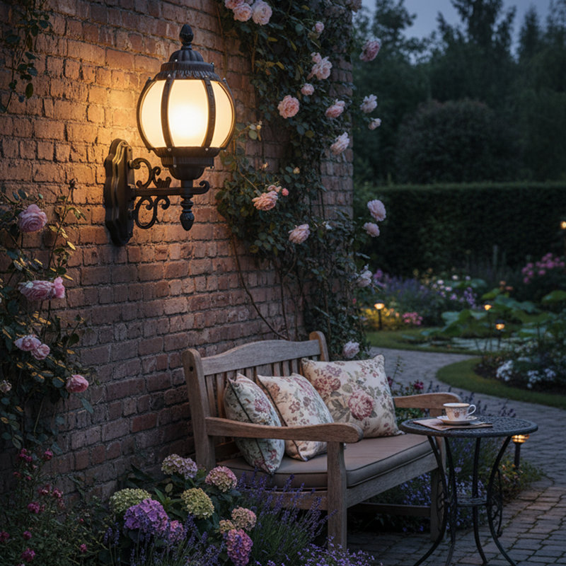 Vintage Outdoor Post Light - Outdoor Wall Sconce