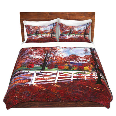  Housses de couette en microfibre David Lloyd Glover Vermont Fence