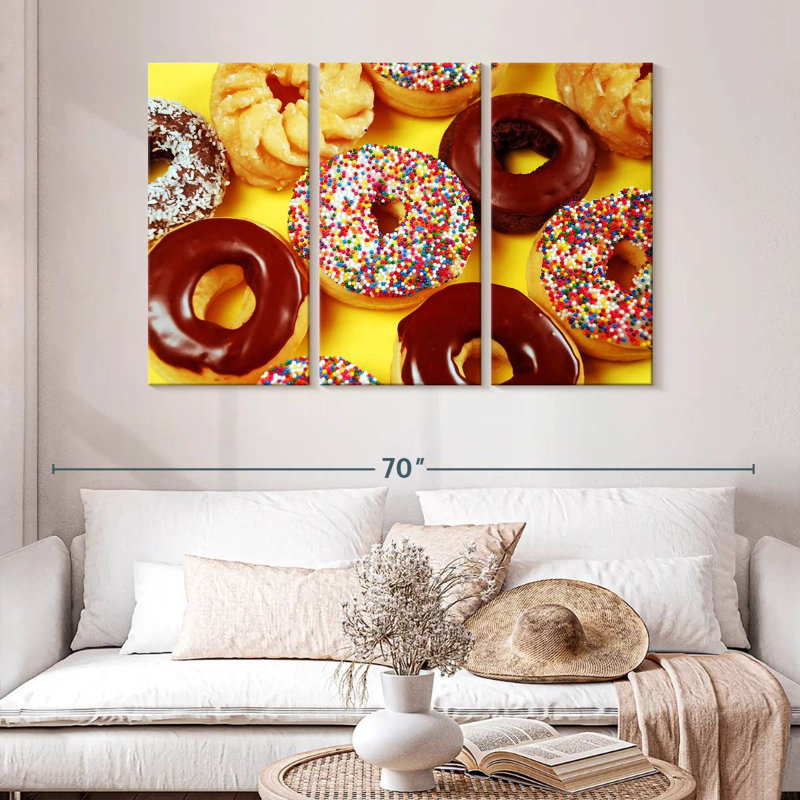 Yarlin Fresh Doughnuts, 32" H x 50" W