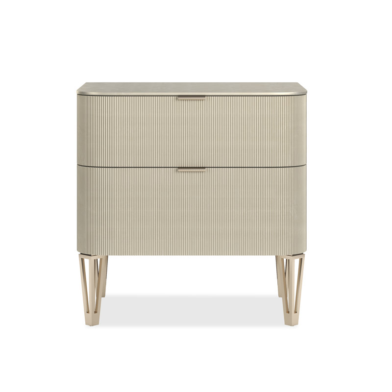 Love 2 - Drawer Nightstand, Ivory