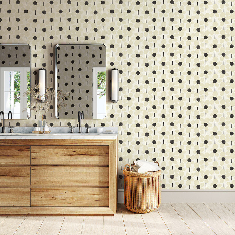 Tynesia Self-Adhesive Wallpaper Roll, Tuxedo