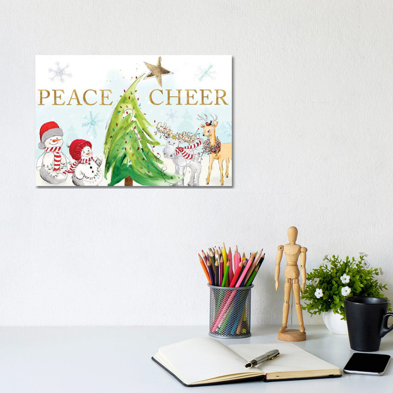 Whimsical Christmas by Patricia Pinto - Wrapped Canvas Print, 20.32cm H x 30.48cm W