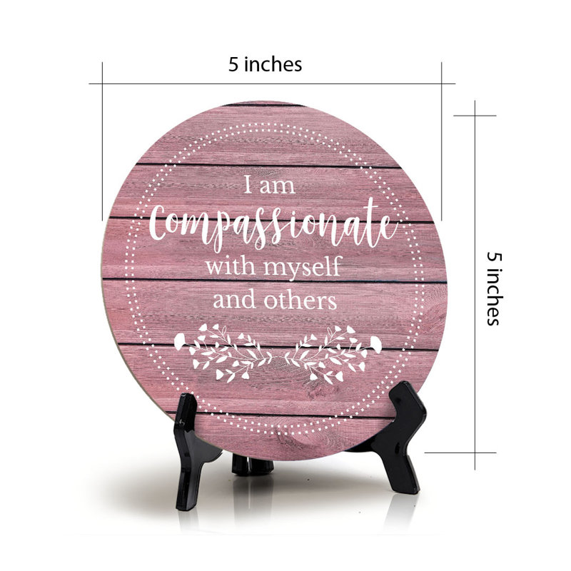 Plaque de table avec support