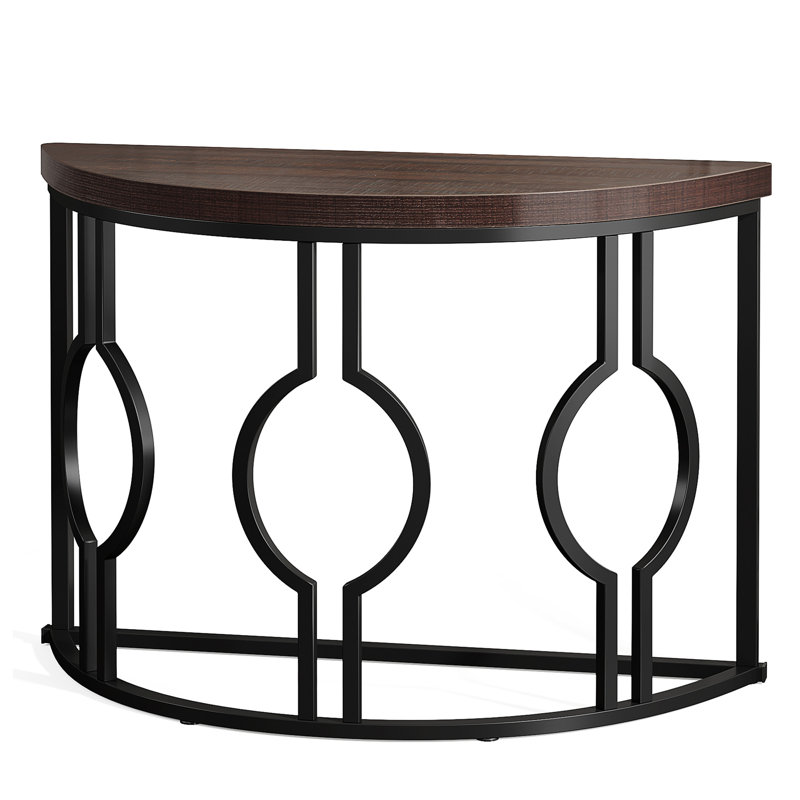 Half Moon Console Table For Entryway