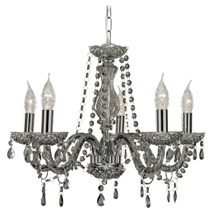 Kelly 5 - Light Candle Style Chandelier