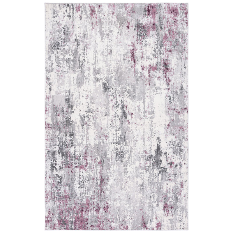 Tapis mauve / gris Nevels Vogue 152, Rectangle 4 pi x 6 pi