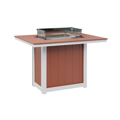 Berlin Gardens Donoma Rectangular Fire Pit Table