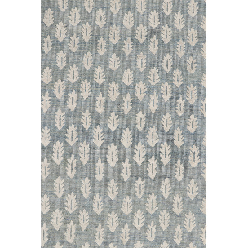 Handmade Kilim Silk and Wool Floral Area Rug, Rectangle 10' x 14'