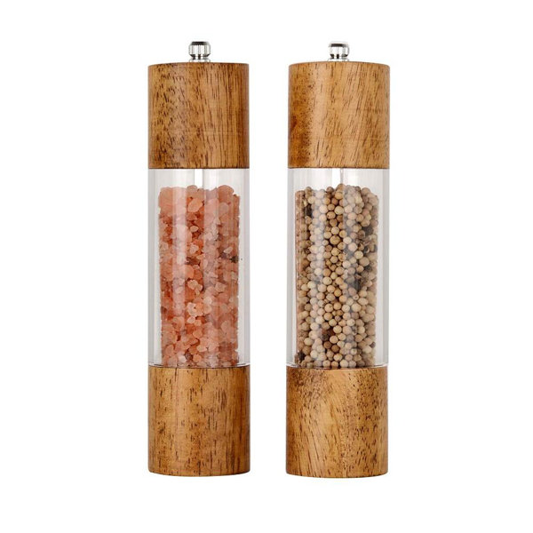 Crestone Wood Salt & Pepper Mill Set