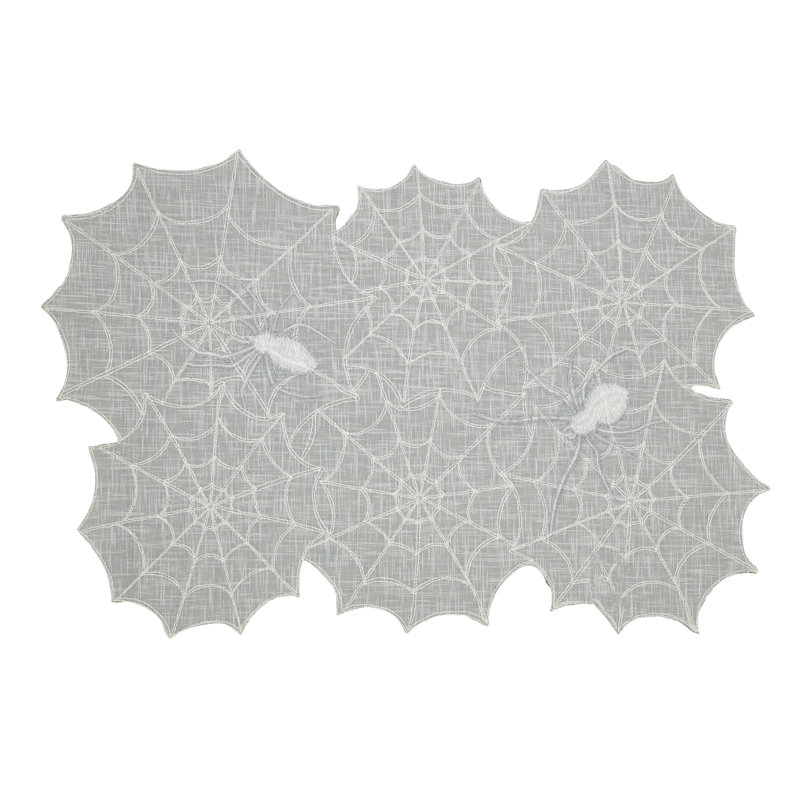 Napperon Spiderweb (ensemble de 4), Noir, noir, noir, noir