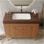 36" Modern Freestanding Bathroom Vanity With Sintered Stone Top, Ceramic Sink & Smart Storage-1093190228