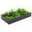 Galvanized Raised Garden Beds Outdoor // 8×4×1 Ft Planter Raised Beds For Gardening, Vegetables, Flowers // Large Metal Garden Box