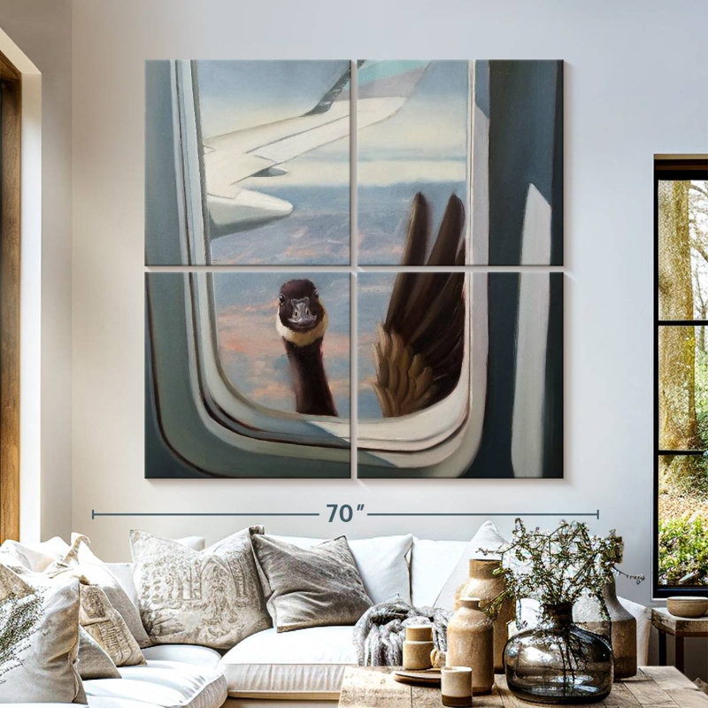 Brampt Friendly Skies, 57" H x 57" W