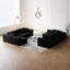 Canapé modulaire en L 8 places en velours côtelé Corduroy-207656296