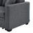 76.5" Linen Blend Upholstered Sectional with Pull-Out Bed and Chaise Storage-775065150