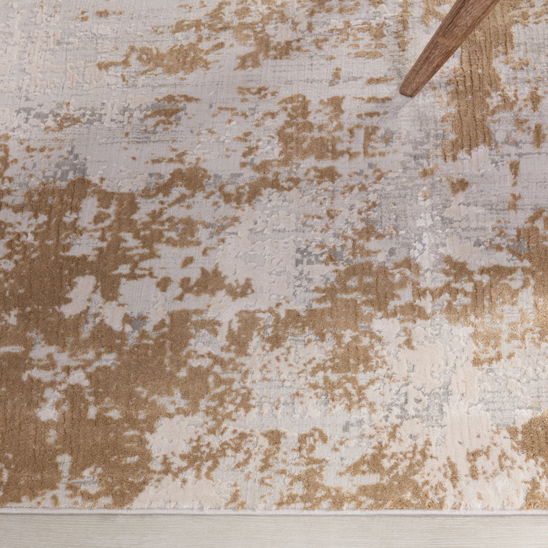 Abstract Indoor Rug, Rectangle 8'10" x 11'9"
