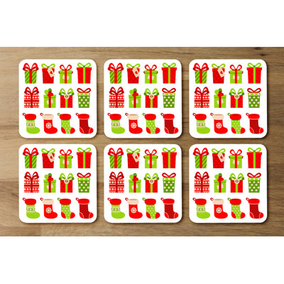 Square 6 Piece Coaster Set