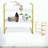 Wall Mounted Storage Rack, Floating Storage Shelf