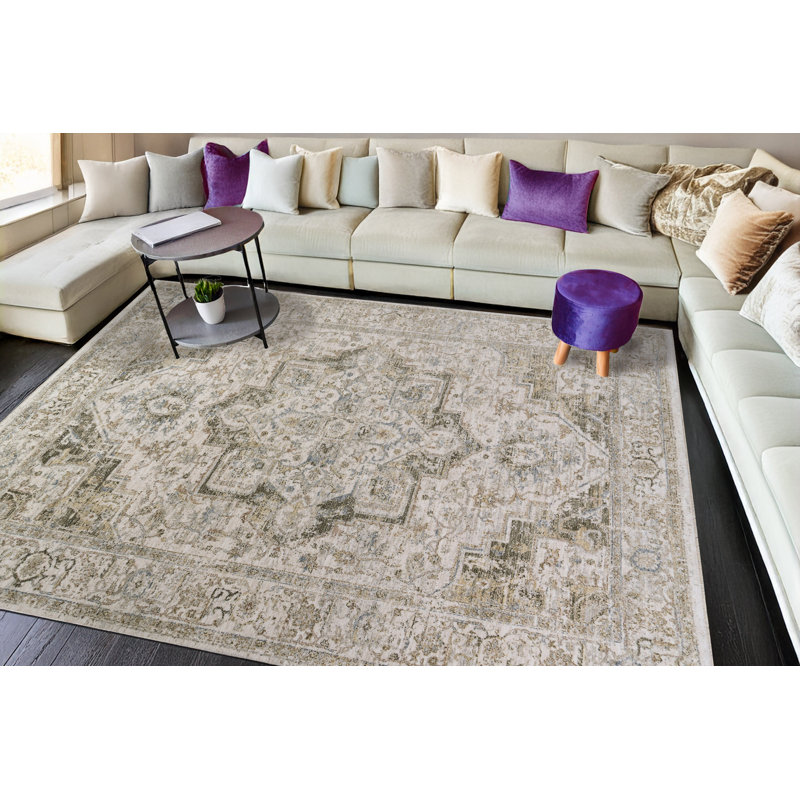Stamey 12501-980 GREY/BEIGE, Rectangle 9'2" x 12'10"