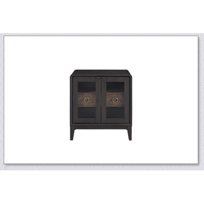 Table de chevet en verre