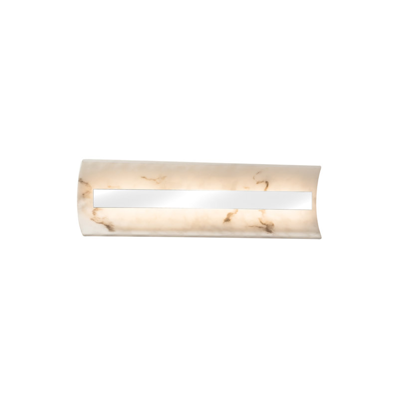 Barre d’éclairage de salle de bain 1 lumières Keyon, Chrome poli