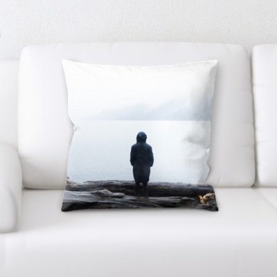 Winter Microsuede Reversible Throw Pillow