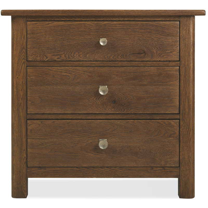 Driftwood 3 - Drawer Nightstand, Brown