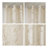 Palm Leaf Burnout Window Sheer 50x84"